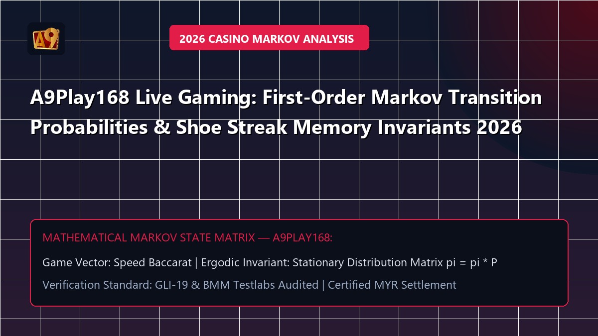 A9Play168 Live Gaming: First-Order Markov Transition Probabilities & Shoe Streak Memory Invariants 2026